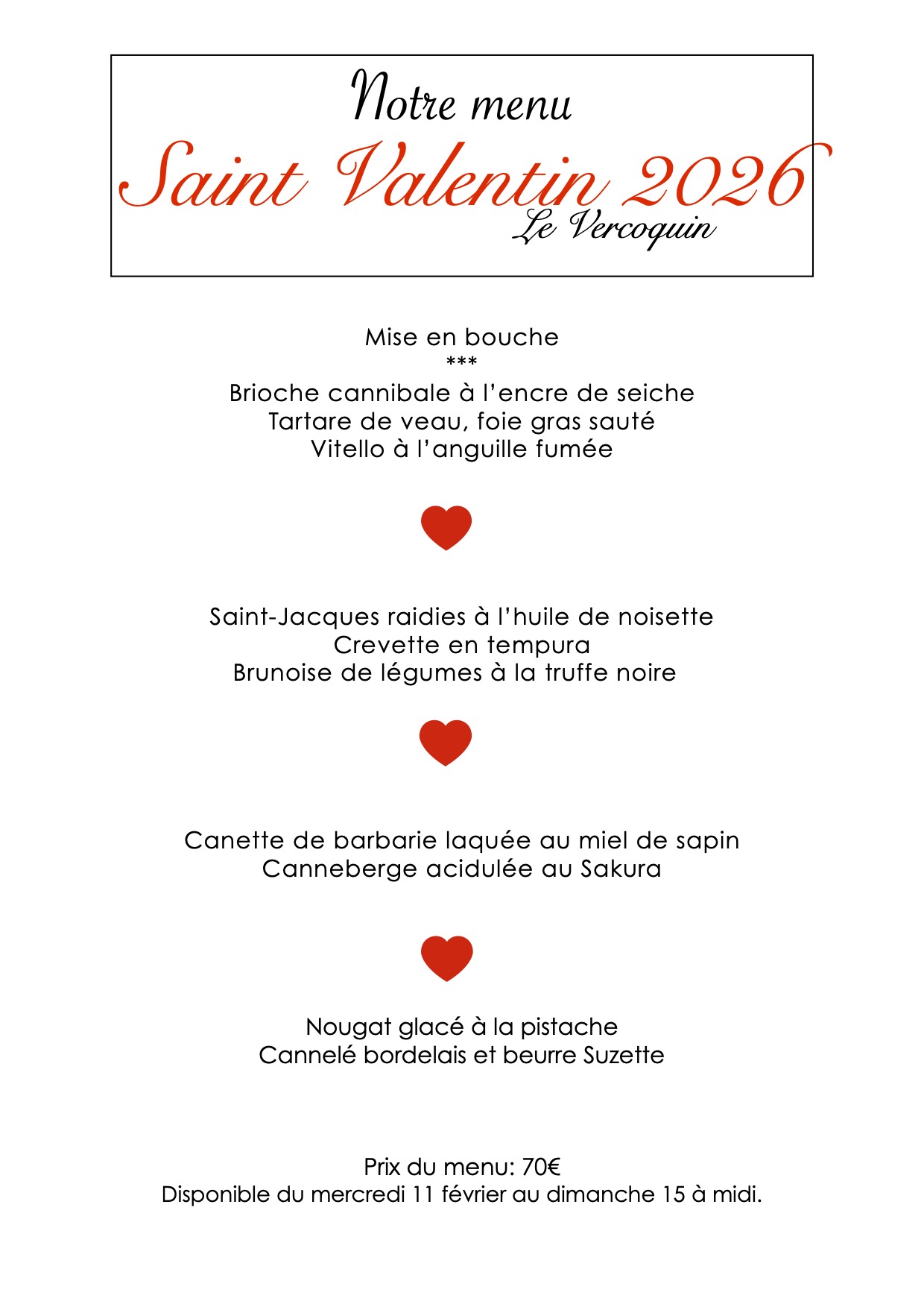 stval menu