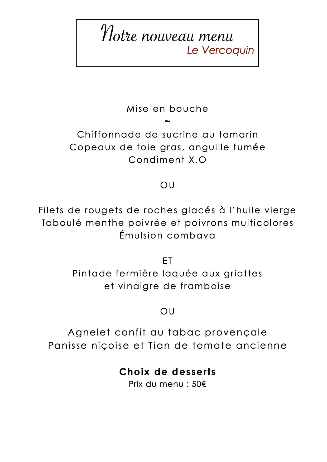menu menu