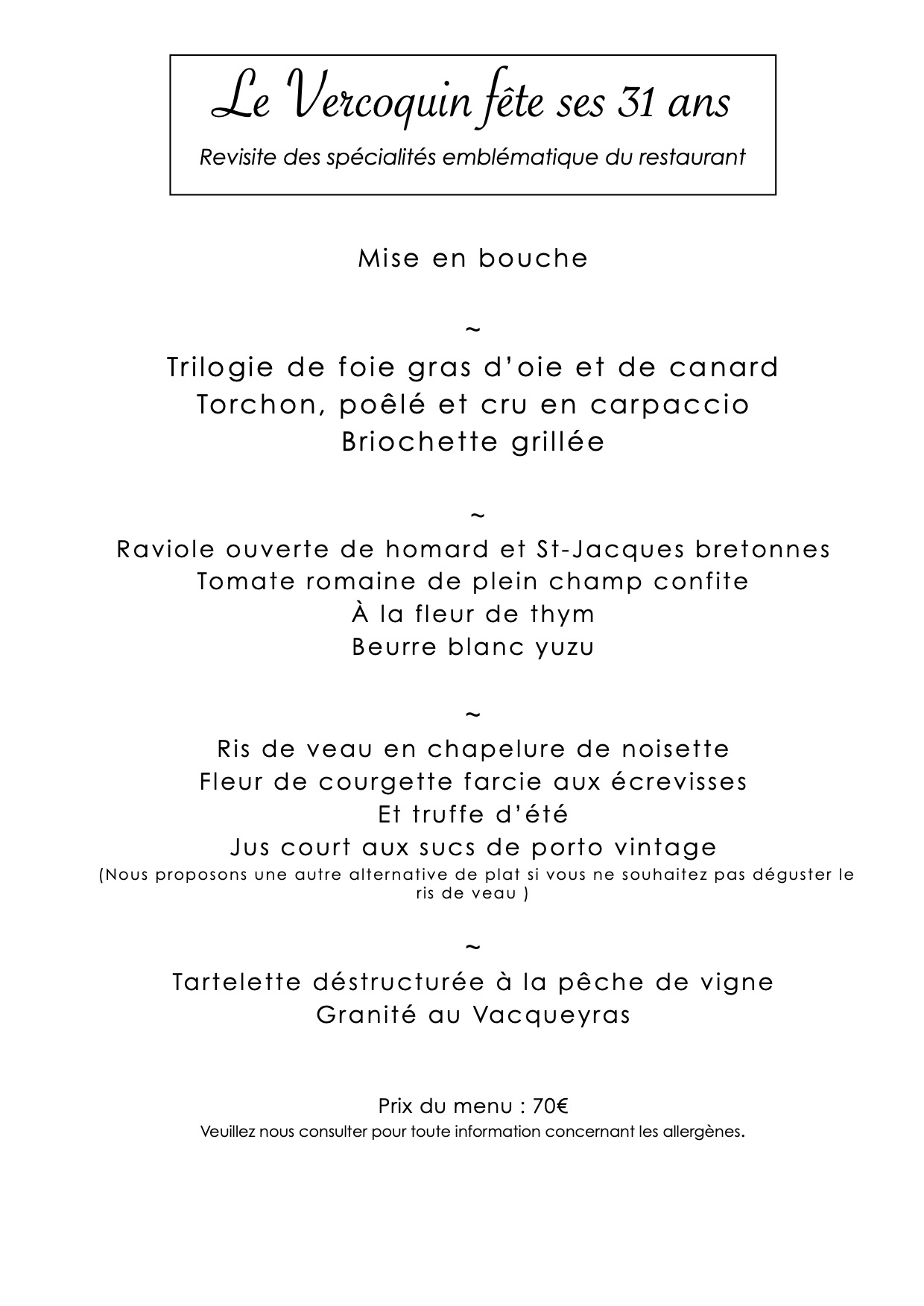 menu Aout menu aout